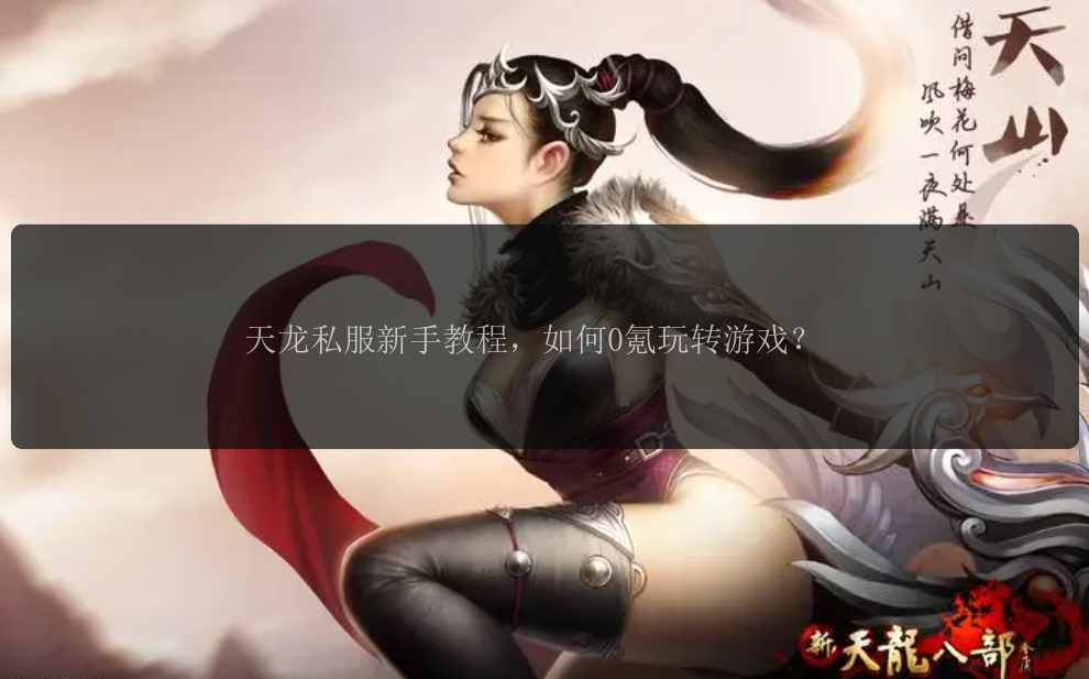 天龙私服新手教程,如何0氪玩转游戏?